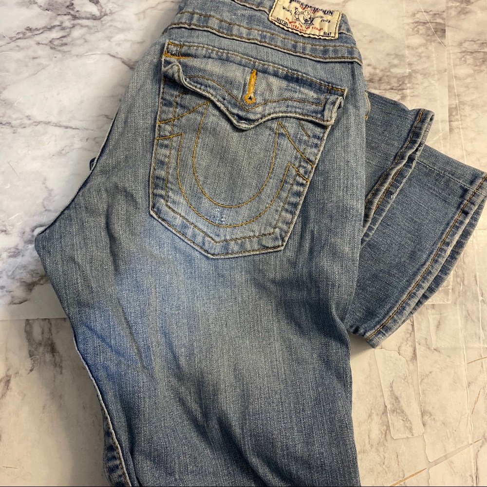 [SOLD]Women’s True Religion Straight Jeans Custom